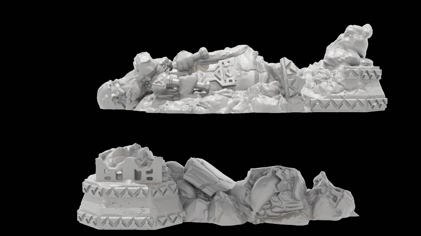 Dwarven Statues - Kingdom of Durak Deep