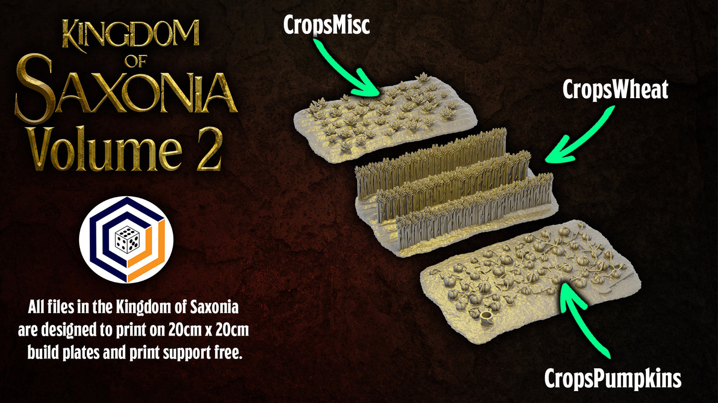Farm Crops - Kingdom of Saxonia: Volume 2