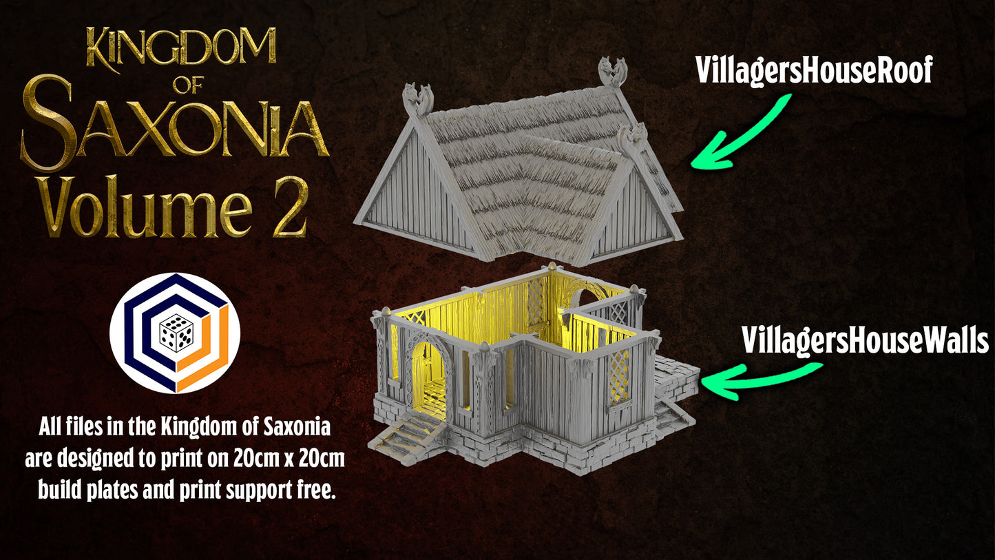 Villagers House - Kingdom of Saxonia: Volume 2