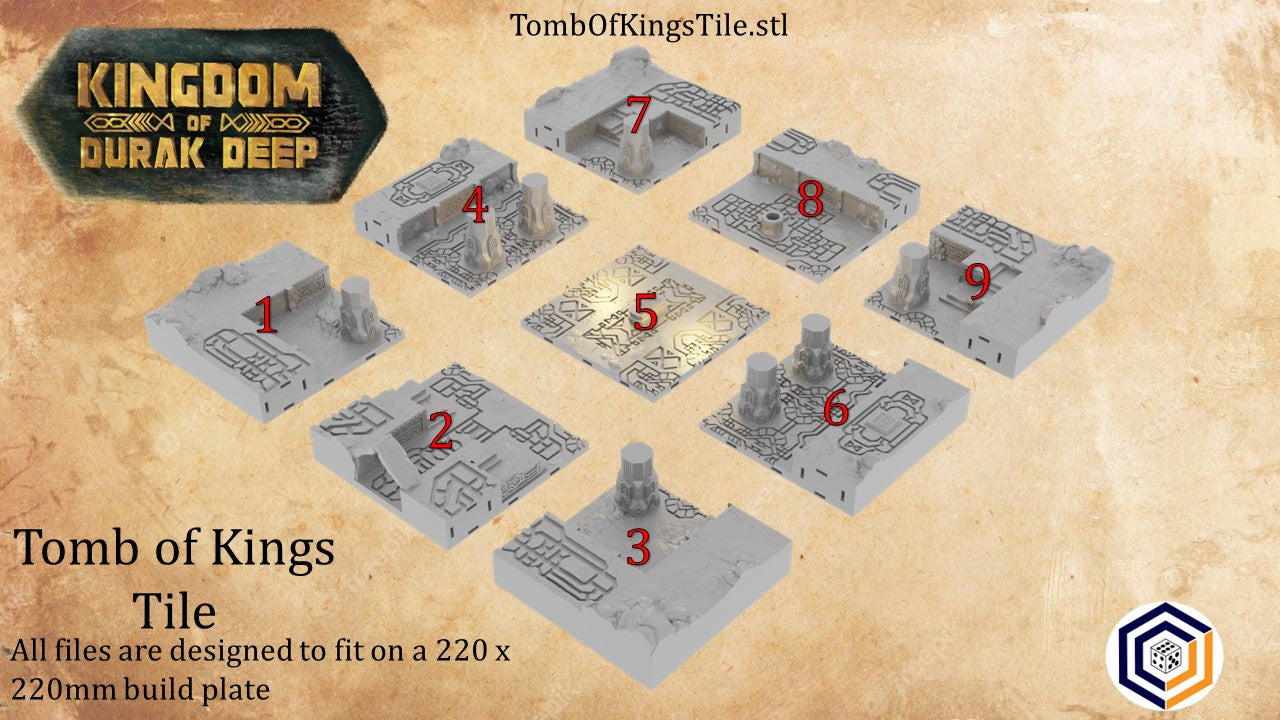 Tomb of Kings Tileset - Kingdom of Durak Deep