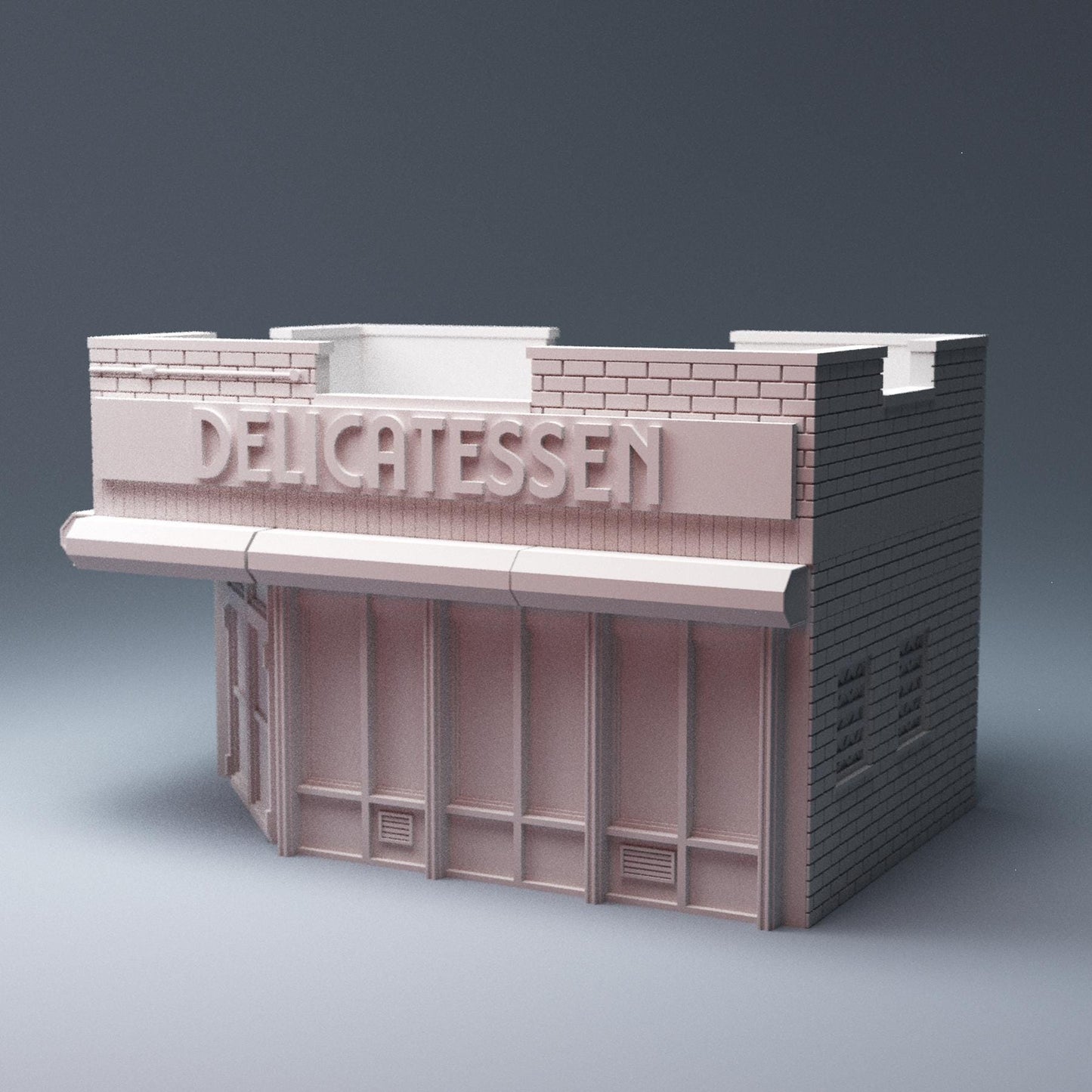 Urban Deli/Delicatessen - 3D Printed Wargaming Terrain, Corvus Games Terrain, MCP, Infinity
