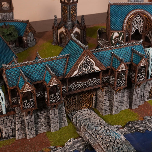 4ft Modular Walls plus Gate - Kingdom of Noldareth