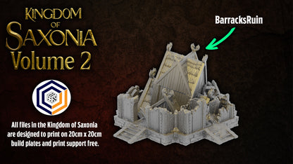 Barracks (Ruined) - Kingdom of Saxonia: Volume 2