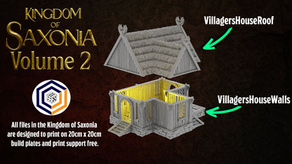 Villagers House - Kingdom of Saxonia: Volume 2
