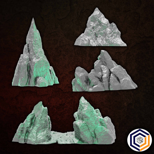 Large Rocks Bundle - Mountain Peak