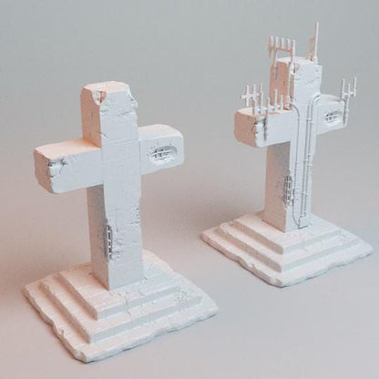 28mm Large Faithful Cross - 3D Printed WARGAMING Terrain - Trench Crusade, Warhammer, 40k, RPG, SCIFI, Corvus Games Terrain
