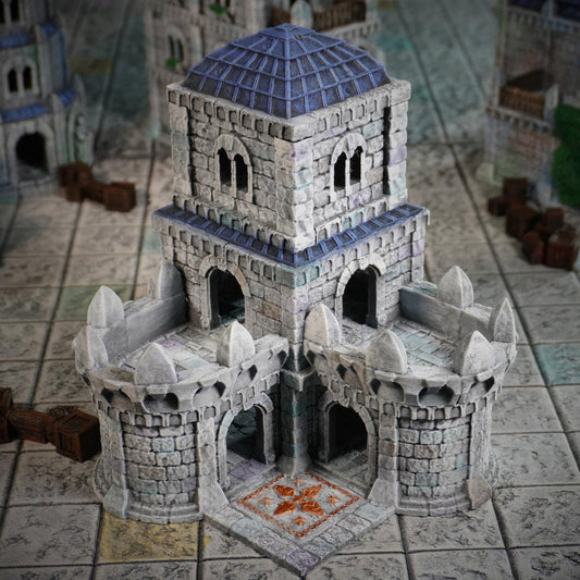 28mm 3D Printed Barracks: Wargaming Terrain - Kingdom of Tor Ithilas (Conquest Creations)