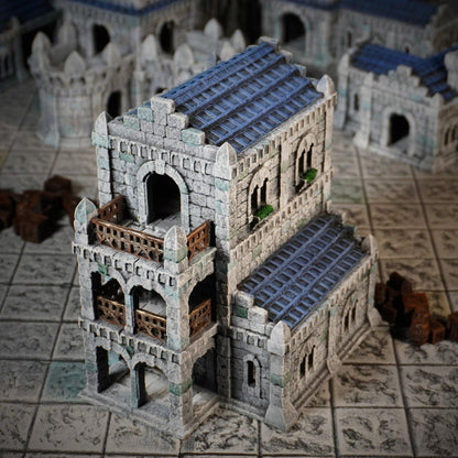 28mm 3D Printed Manor House: Wargaming Terrain - Kingdom of Tor Ithilas (Conquest Creations)