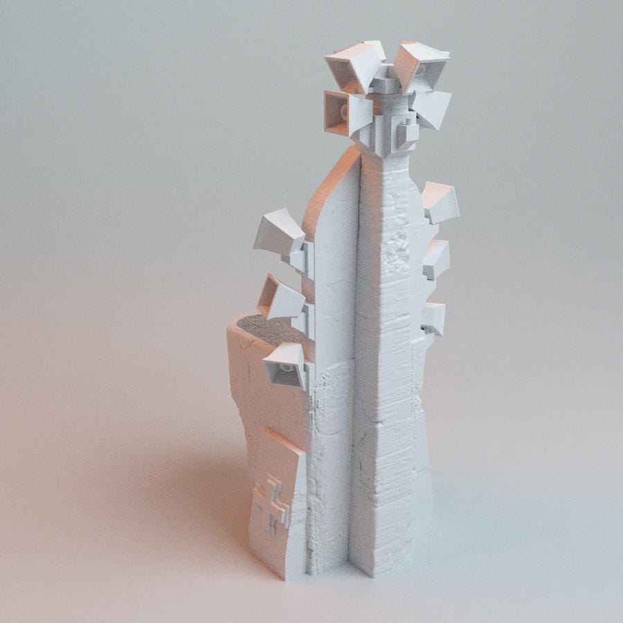 28mm Speaker Pulpit- 3D Printed WARGAMING Terrain - Trench Crusade, Warhammer, 40k, RPG, SCIFI, Corvus Games Terrain