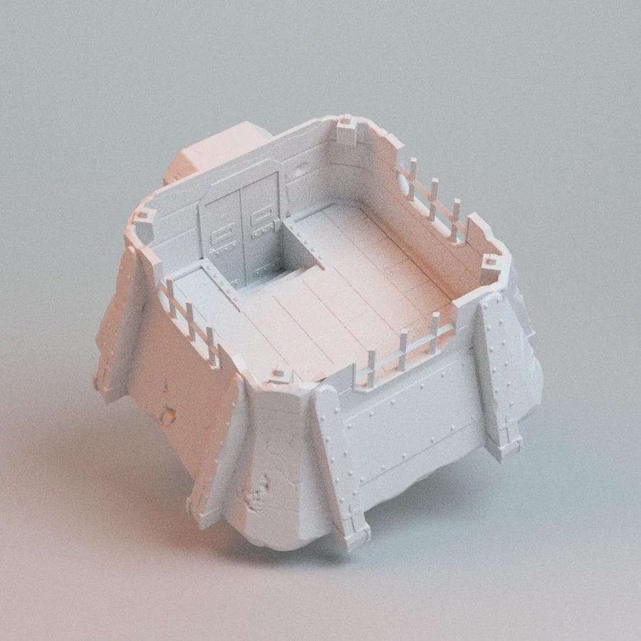 28mm Bunker Emplacement - 3 Bunkers - 3D Printed WARGAMING Terrain - Trench Crusade, Warhammer, 40k, RPG, SCIFI, Corvus Games Terrain
