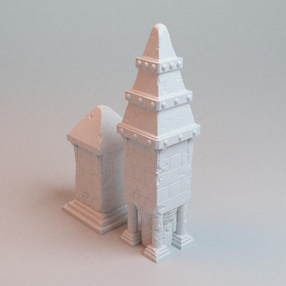 28mm Pilgrim Shrines- 3D Printed WARGAMING Terrain - Trench Crusade, Warhammer, 40k, RPG, SCIFI, Corvus Games Terrain