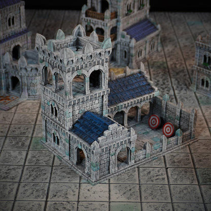 28mm Ruined Barracks: 3D Printed Wargaming Terrain (Conquest Creations)