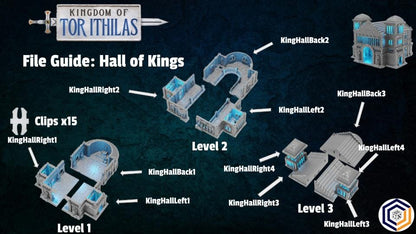 28mm 3D Printed Hall of Kings Terrain: Wargaming Scenery (Conquest Creations)