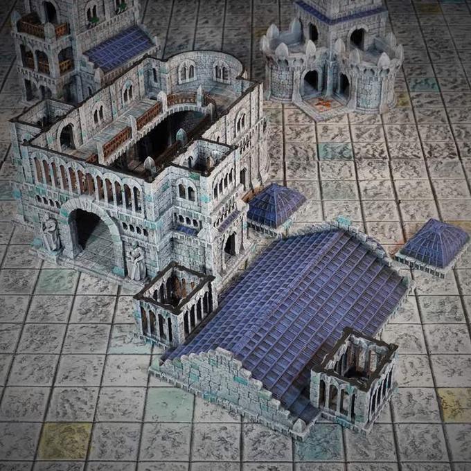 28mm 3D Printed Hall of Kings Terrain: Wargaming Scenery (Conquest Creations)