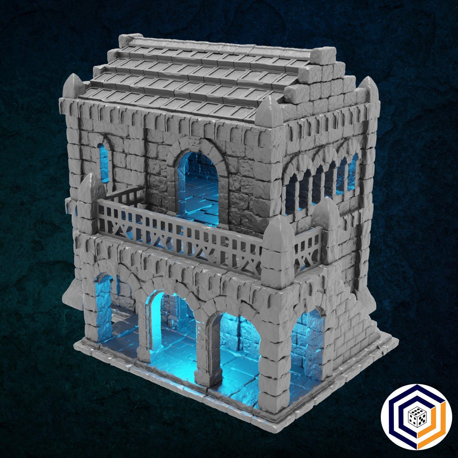 28mm Artisan House - Kingdom of Tor Ithilas - 3D Printed Wargaming Terrain (Conquest Creations)