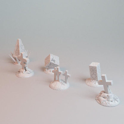 28mm Trench Wars Objective Markers- 3D Printed WARGAMING Terrain - Trench Crusade, Warhammer, 40k, RPG, SCIFI, Corvus Games Terrain