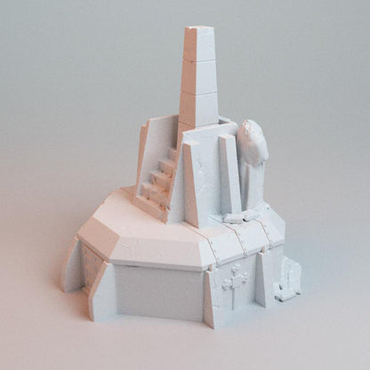 28mm 3D Printed Large Bunker - Sci-Fi RPG, Corvus Games Terrain