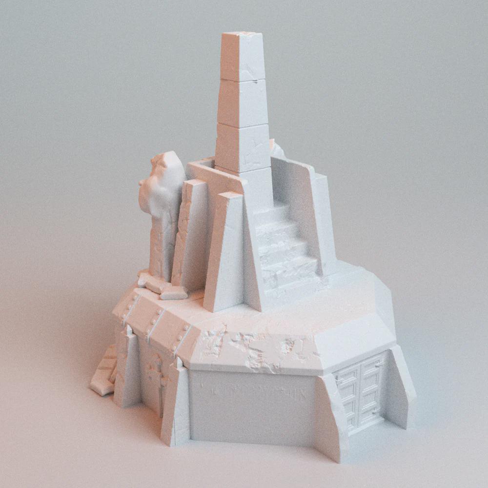 28mm 3D Printed Large Bunker - Sci-Fi RPG, Corvus Games Terrain