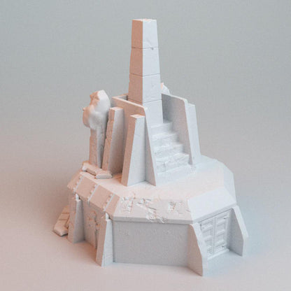 28mm 3D Printed Large Bunker - Sci-Fi RPG, Corvus Games Terrain