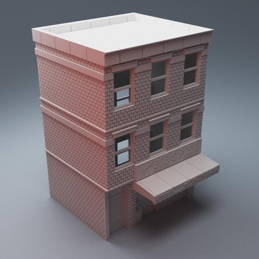 Pizza Restaurant - 3D Printed Wargaming Terrain, Corvus Games Terrain, MCP, Modern, Urban
