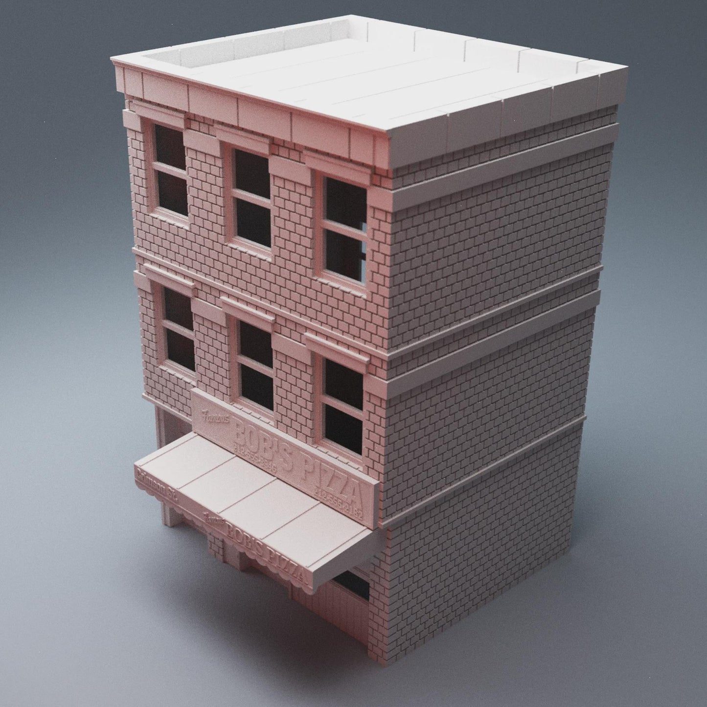 Pizza Restaurant - 3D Printed Wargaming Terrain, Corvus Games Terrain, MCP, Modern, Urban