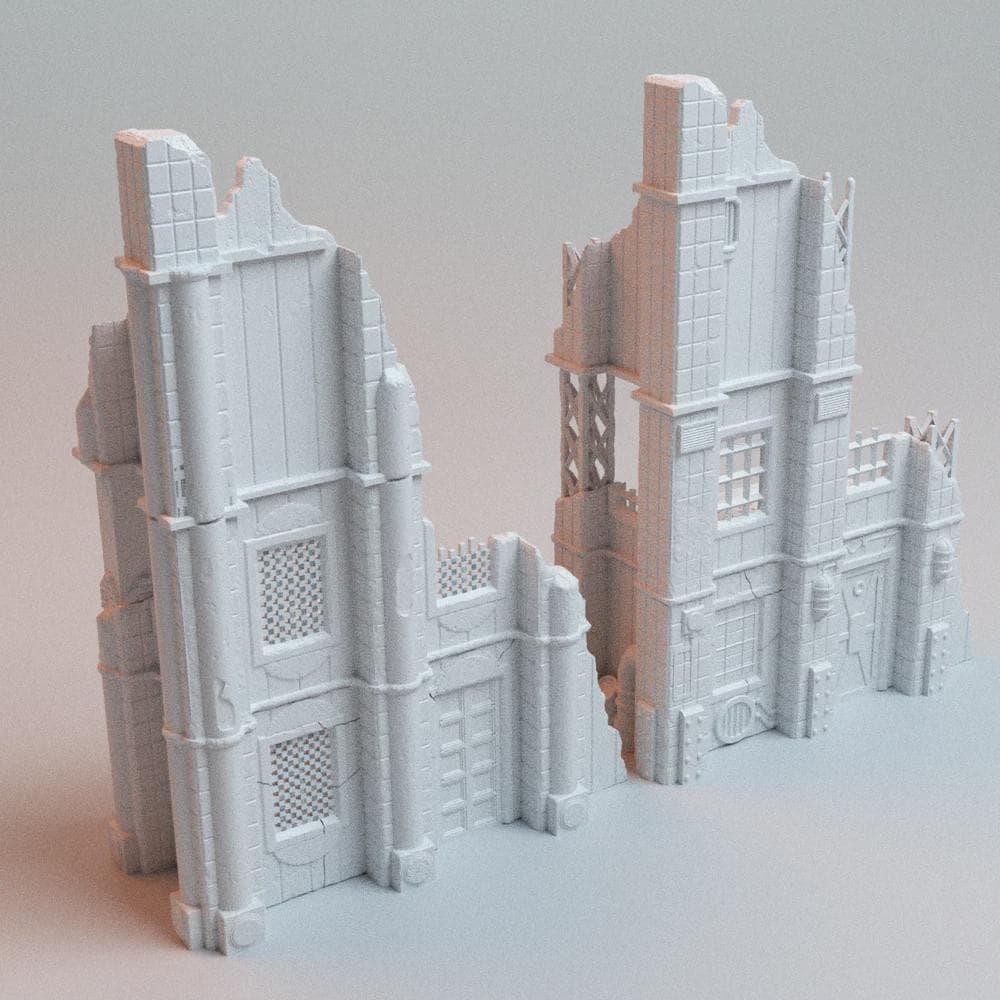 28mm Grimdark Fantasy Ruins: 3D Printed Wargaming Terrain Bundle, Corvus Games Terrain
