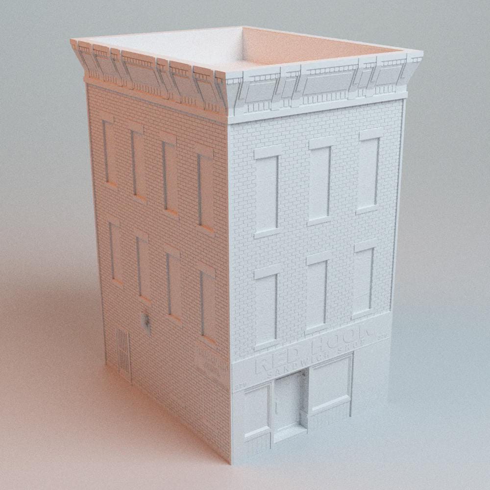 Red Hook Deli Terrain - 3D Printed Wargaming Terrain, Corvus Games Terrain, MCP, Modern, Urban