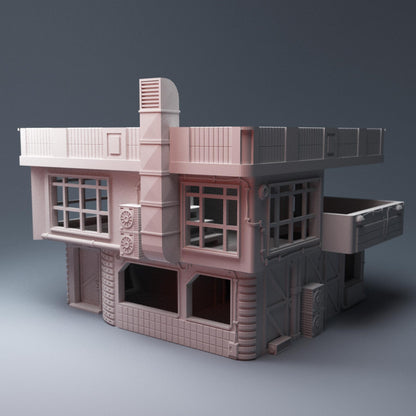 Cyberpunk Apartment - 3D Printed Wargaming Terrain, Corvus Games Terrain, MCP, Infinity
