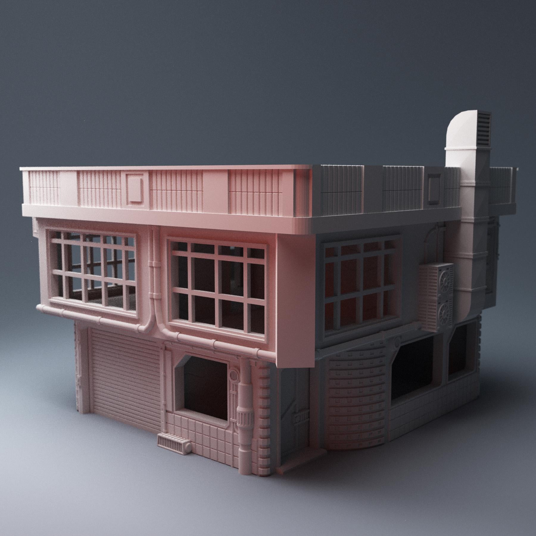Cyberpunk Apartment - 3D Printed Wargaming Terrain, Corvus Games Terrain, MCP, Infinity