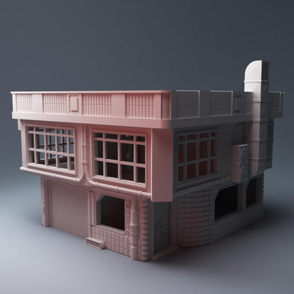 Cyberpunk Apartment - 3D Printed Wargaming Terrain, Corvus Games Terrain, MCP, Infinity