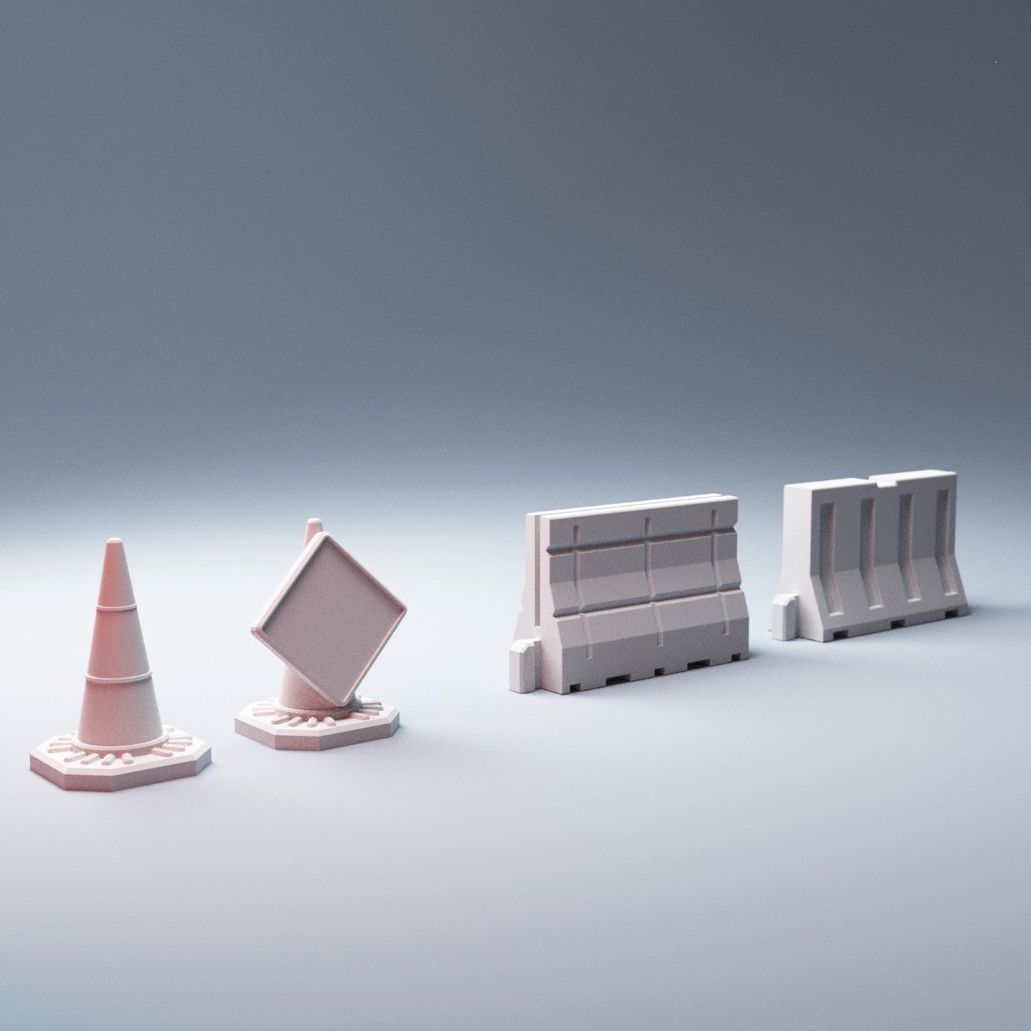 Urban Construction Scatter - 3D Printed Wargaming Terrain, Corvus Games Terrain, MCP, Infinity