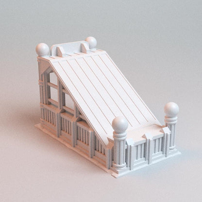 Urban Subway Entrance SET - 3D Printed Wargaming Terrain, Corvus Games Terrain, MCP, Infinity