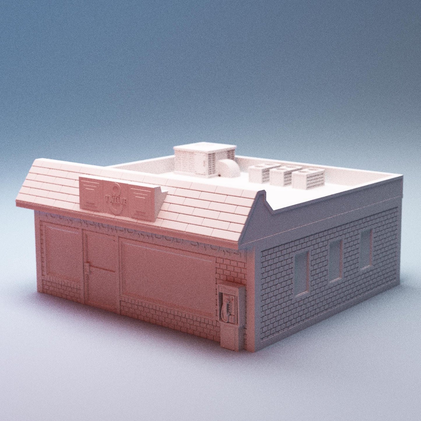 Urban Mini Mart Convenience Store - 3D Printed Wargaming Terrain, Corvus Games Terrain, MCP, Infinity