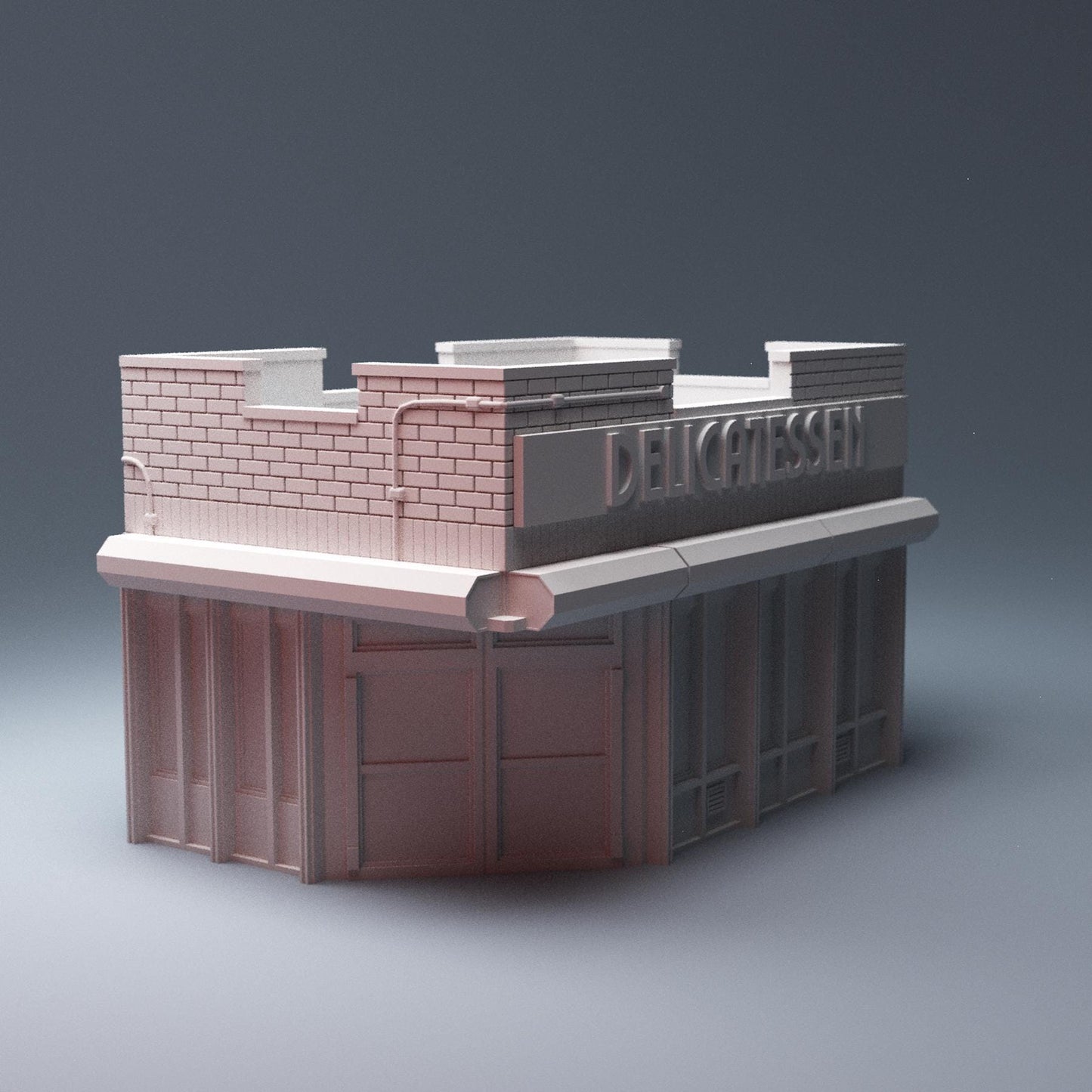 Urban Deli/Delicatessen - 3D Printed Wargaming Terrain, Corvus Games Terrain, MCP, Infinity