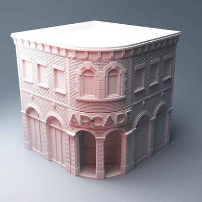 Urban Arcade - 3D Printed Wargaming Terrain, Corvus Games Terrain, MCP, Infinity