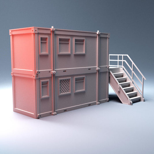 Urban Construction Office - 3D Printed Wargaming Terrain, Corvus Games Terrain, MCP, Infinity