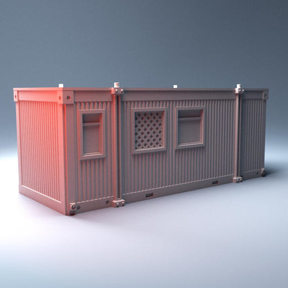 Urban Construction Office - 3D Printed Wargaming Terrain, Corvus Games Terrain, MCP, Infinity