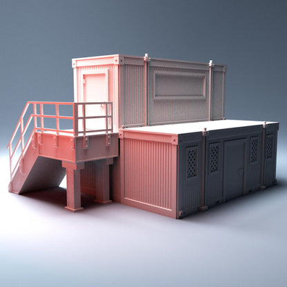 Urban Construction Office - 3D Printed Wargaming Terrain, Corvus Games Terrain, MCP, Infinity