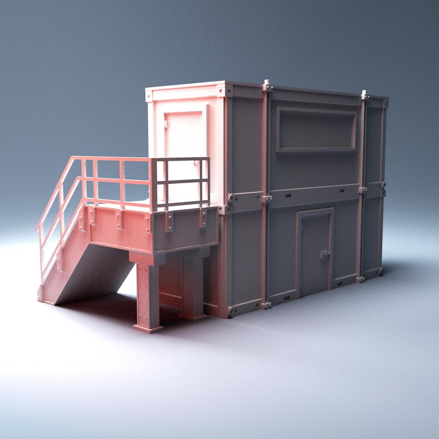 Urban Construction Office - 3D Printed Wargaming Terrain, Corvus Games Terrain, MCP, Infinity