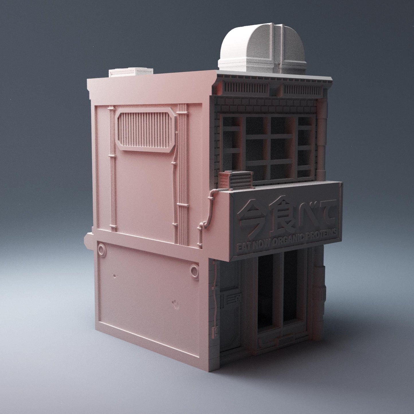 Cyberpunk Small Restaurant - 3D Printed Wargaming Terrain, Corvus Games Terrain, MCP, Infinity