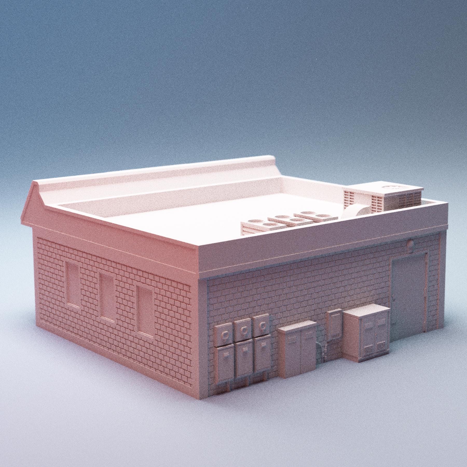 Urban Mini Mart Convenience Store - 3D Printed Wargaming Terrain, Corvus Games Terrain, MCP, Infinity