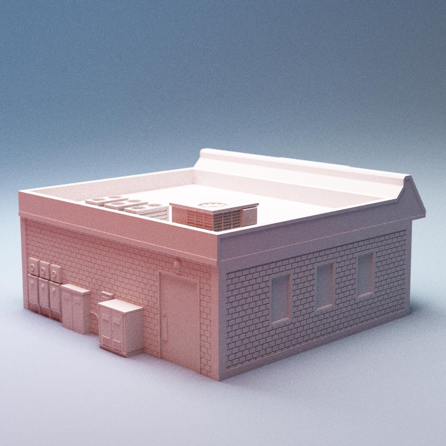 Urban Mini Mart Convenience Store - 3D Printed Wargaming Terrain, Corvus Games Terrain, MCP, Infinity