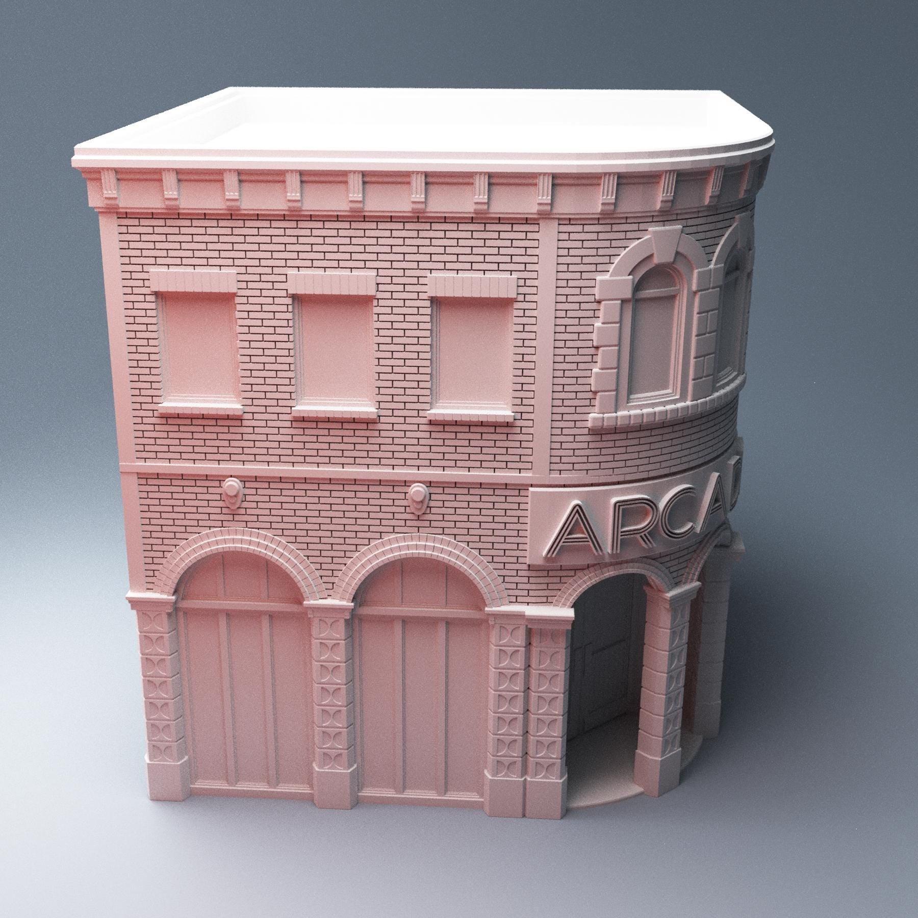 Urban Arcade - 3D Printed Wargaming Terrain, Corvus Games Terrain, MCP, Infinity