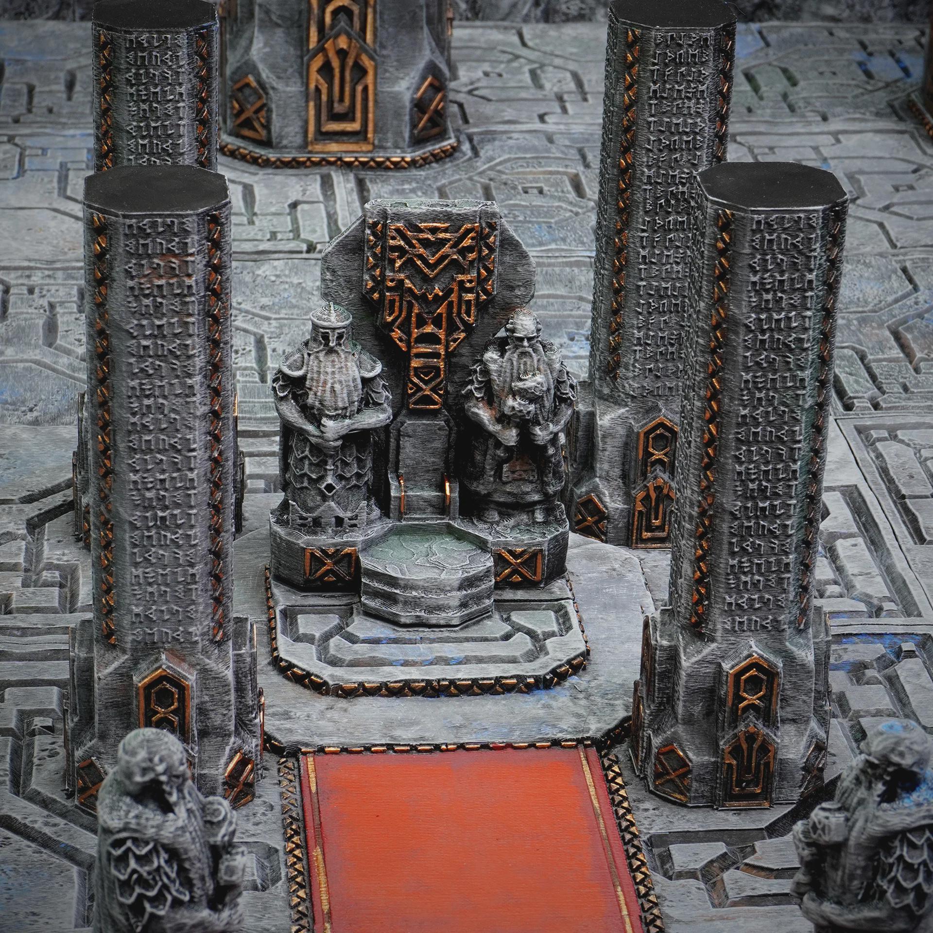 The Dwarven Realm Complete Board 4ftx4ft (Conquest Creations) 3D Printed Terrain