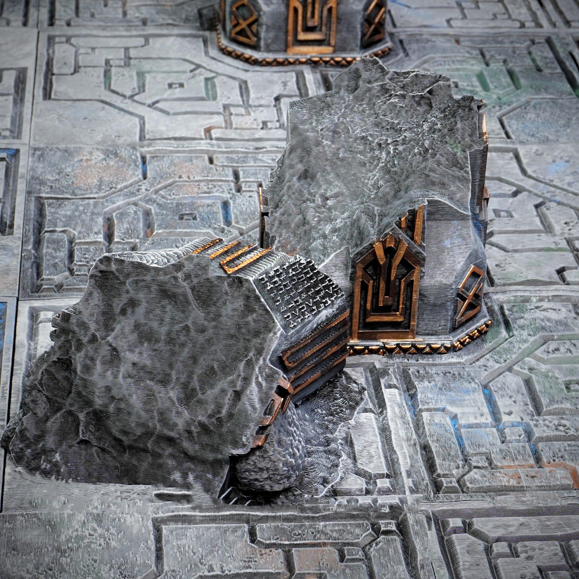 The Dwarven Realm Complete Board 4ftx4ft (Conquest Creations) 3D Printed Terrain