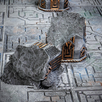 The Dwarven Realm Complete Board 4ftx4ft (Conquest Creations) 3D Printed Terrain