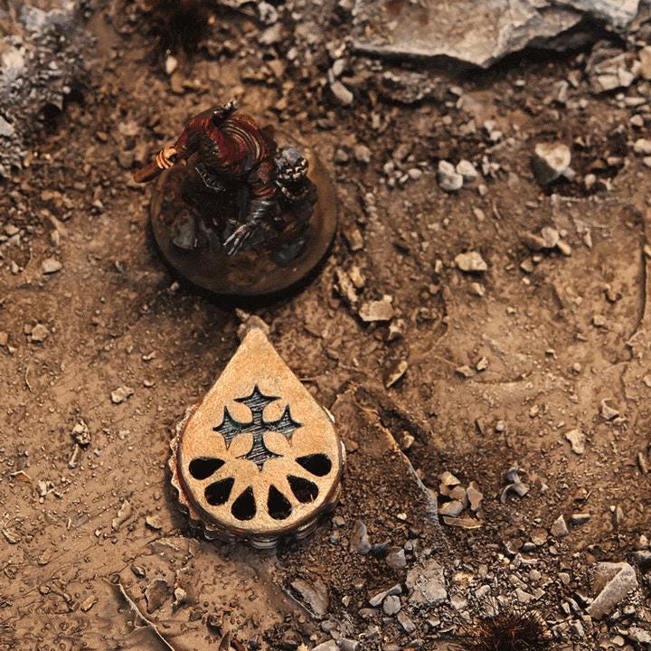 Bloody Wound Markers - Clicker Dials x6 (Physical Print)