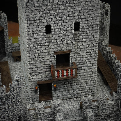 Castle of the Beacon Full Set - 3D Printed Wargaming Terrain (Conquest Creations)