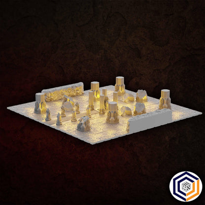 The Dwarven Realm Complete Board 4ftx4ft (Conquest Creations) 3D Printed Terrain