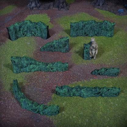 Bear Lord Hedge Terrain Bundle - Realm of the Bear Lord - 3D Printed Wargaming Terrain (Conquest Creations)